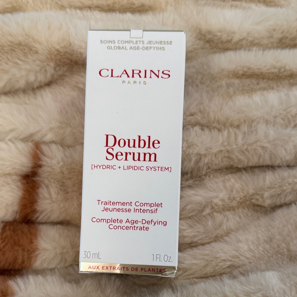 Clarins Double Serum Complete Age-Defying Concentrate - new in box